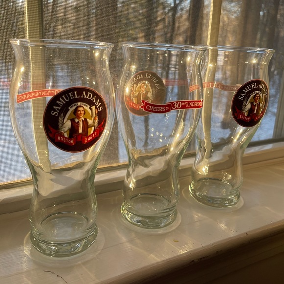 Set of 3 Sam Adams beer glasses. Never used. Perfect condition. - Picture 3 of 4